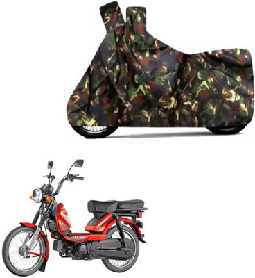 Mdstar Waterproof Two Wheeler Cover for TVS(Heavy Duty Super XL, Multicolor)
