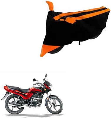 RONISH Waterproof Two Wheeler Cover for Hero(Passion Plus, Orange)