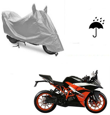 molaba Waterproof Two Wheeler Cover for KTM(RC 200, Silver)