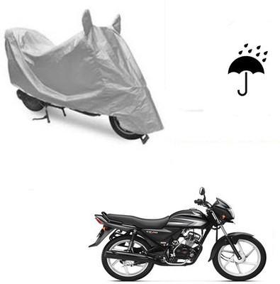 Atulit enterprises Waterproof Two Wheeler Cover for Honda(CD, Silver)