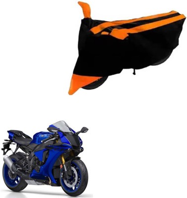 RONISH Waterproof Two Wheeler Cover for Yamaha(YZF R1, Orange)