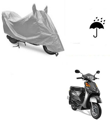 Atulit enterprises Waterproof Two Wheeler Cover for Indus(Yo Spark, Silver)