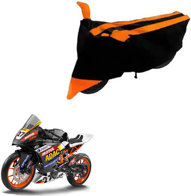 RONISH Waterproof Two Wheeler Cover for KTM(RC 390, Orange)