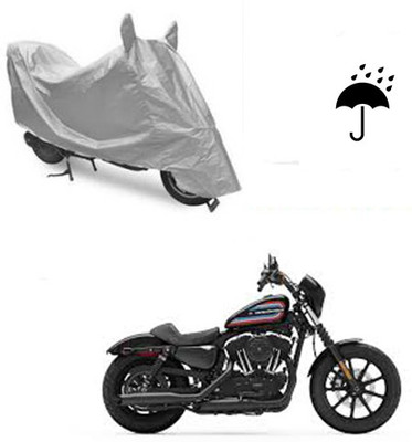 Atulit enterprises Waterproof Two Wheeler Cover for Harley Davidson(XL 1200, Silver)