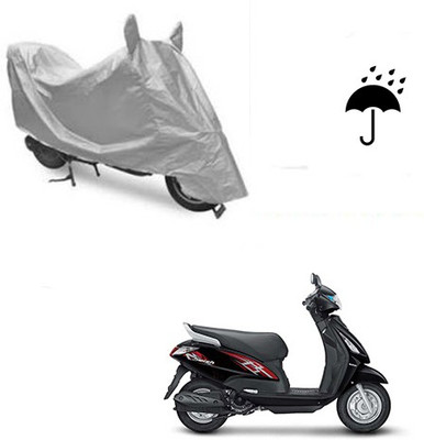 Atulit enterprises Waterproof Two Wheeler Cover for Suzuki(Swish, Silver)
