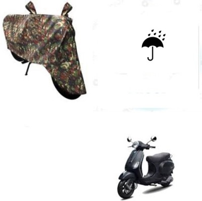 Atulit enterprises Waterproof Two Wheeler Cover for Piaggio(Vespa LX, Multicolor)