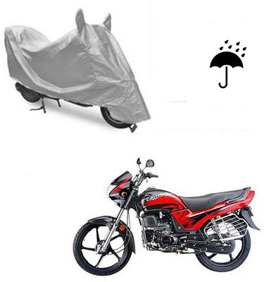Atulit enterprises Waterproof Two Wheeler Cover for Honda(Passion Plus, Silver)