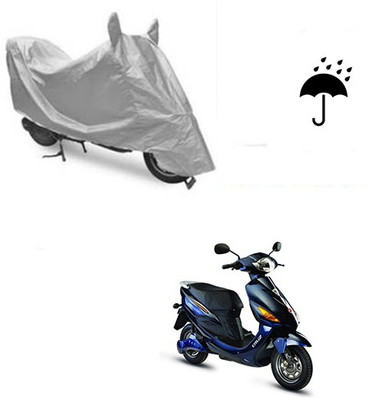 Atulit enterprises Waterproof Two Wheeler Cover for Hero(Electric Cruz, Silver)