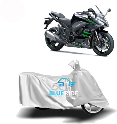 BLUERIDE Two Wheeler Cover for Kawasaki(Ninja 1000, Silver)