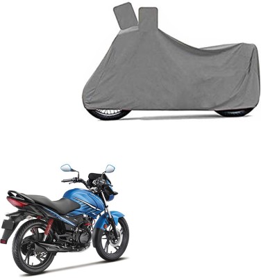 RONISH Waterproof Two Wheeler Cover for Hero(Glamour FI, Grey)