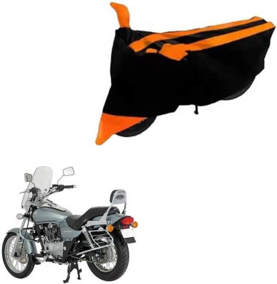 RONISH Waterproof Two Wheeler Cover for Bajaj(Avenger 220 DTS-i, Orange)