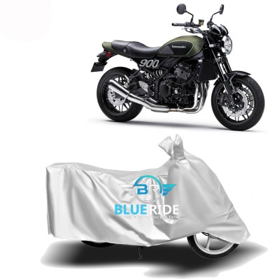 BLUERIDE Two Wheeler Cover for Kawasaki(Z900RS, Silver)