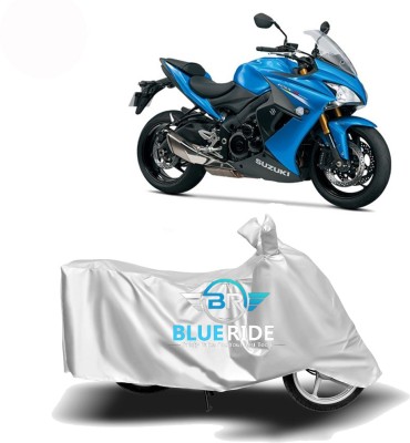 BLUERIDE Two Wheeler Cover for Suzuki(GSX S1000F, Silver)