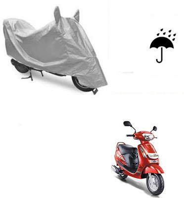 Atulit enterprises Waterproof Two Wheeler Cover for Mahindra(Duro DZ, Silver)