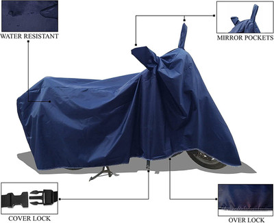 Onisha Waterproof Two Wheeler Cover for TVS(Praise, Blue)