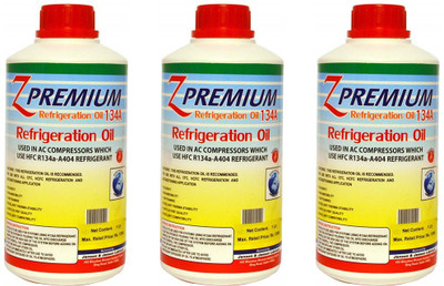 Z Premium 981426797311 Z Premium Refrigeration Oil R 134A -1 litre Coolant(1 L, Pack of 3)