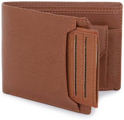 waasi Men Evening/Party, Casual, Ethnic, Formal, Travel Tan Artificial Leather Wallet(8 Card Slots)