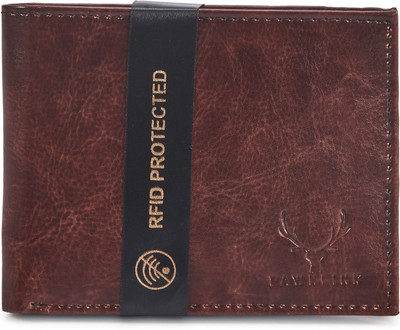 FAWNLINK Men Casual Tan Artificial Leather Wallet(8 Card Slots)