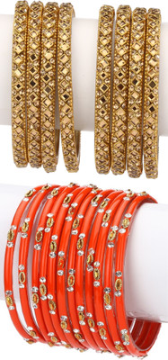 1st Time Stone Enamel Bangle Set(Pack of 24)