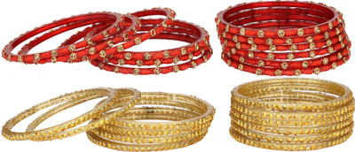 AFAST Glass Bangle Set(Pack of 24)