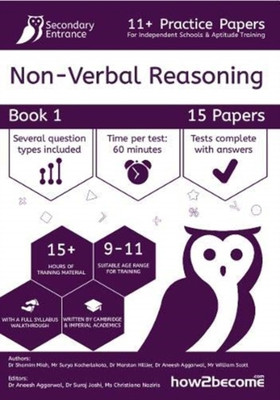 11+ Practice Papers For Independent Schools & Aptitude Training Non-Verbal Reasoning Book 1(English, Paperback, Joshi Suraj)