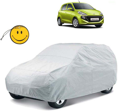 TRUCCO TRENDS Car Cover For Hyundai Santro (Without Mirror Pockets)(Silver)