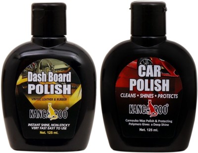 KANGAROO Paste Car Polish for Dashboard(250 ml)