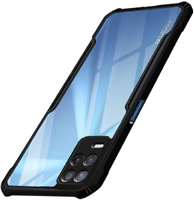 Flipkart SmartBuy Back Cover for Realme 8 5G, Realme 8s 5G Air Cushion TPU Case(Black, Shock Proof)