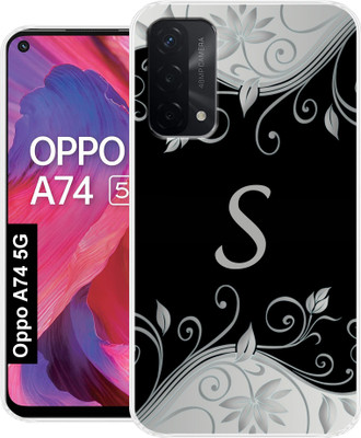Cooltrend Back Cover for OPPO A74 5G(Black, Grey, Grip Case, Silicon, Pack of: 1)