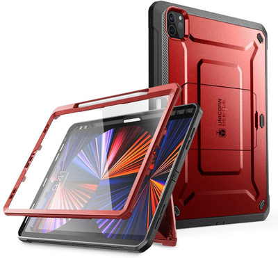 Supcase Rugged Case Back Cover for Apple iPad Pro 11 inch(Red, Pack of: 1)