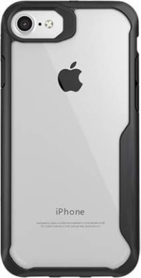 NIKICOVER Back Cover for Apple iPhone 6s Plus(Black, Transparent, Shock Proof)