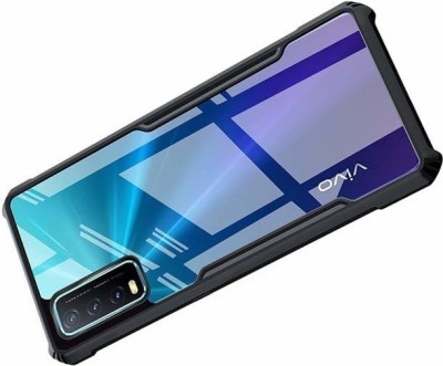 Phone Case Cover Back Cover for Vivo Y12s(Black, Shock Proof, Silicon, Pack of: 1)