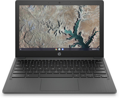 (Refurbished) HP Chromebook MT8183 - (4 GB/64 GB EMMC Storage/Chrome) 11a-na0004MU Chromebook(11.6 inch, Ash Grey, 1.07 Kg)