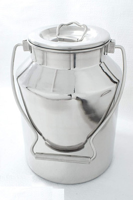 Namo International Steel Milk Container  - 10 L(Silver)
