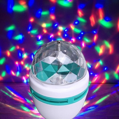 Glamezone VII -266-GB-B22 Treasure 360 Degree LED Crystal Rotating Bulb Disco Ball Set(Ball Diameter: 2.5 cm)