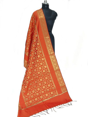 The SDF India Art Silk Woven Women Dupatta
