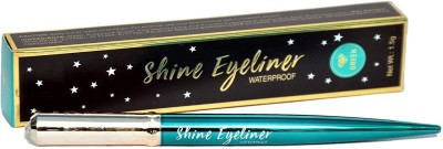 THTC Pro Shiny Diamond Liquid Green Eyeliner for Long Lasting Stay, Smudge Proof 1.5 g(GREEN)