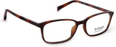 Titan Full Rim Rectangle Frame(51 mm)