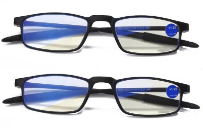 Augen Full Rim (+3.00) Rectangle Reading Glasses(51 mm)