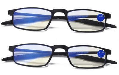 Augen Full Rim (+2.75) Rectangle Reading Glasses(51 mm)