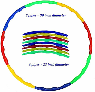 Daily Fest Hula Hoop Interlocking Exercise Ring with 30 inch Diameter Boys Girls and Adults Hula Hoop(Diameter - 75 cm)