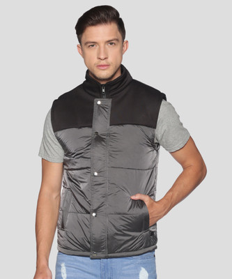 CAMPUS SUTRA Sleeveless Colorblock Men Jacket