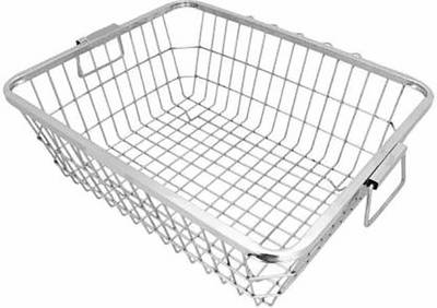 QUISTAL Stainless Steel Dish Drainer Basket for Kitchen Dish