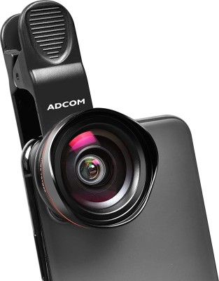 ADCOM AD-18MM Pro No Distortion 110° Wide Angle Pro Camera Lens - Universal Clip On Cell Phone Travel Lens - Mobile Phone Lens