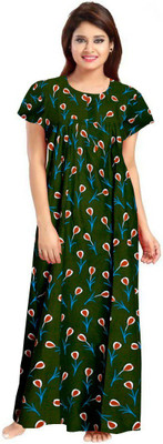 impression Women Nighty(Green)
