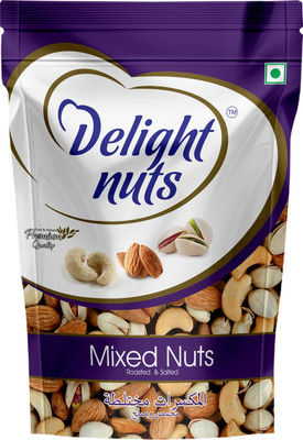 Delight nuts Mixed Nut Roasted & Salted 200g Assorted Nuts(1 x 200 g)