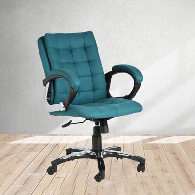VJ Interior Polyester Office Arm Chair