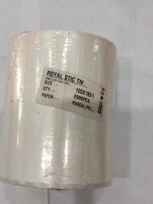 ROYAL STIC Barcode Jewelry Labels Self Adhesive Paper Label(White)