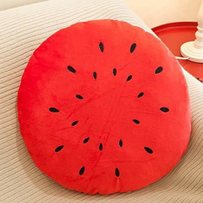 Peach Cuddle Microfibre Fruits Cushion Pack of 1(Red)