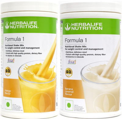 HERBALIFE Weight Loss Formula 1 Plant-Based Protein(1000 g, MANGO, BANANA)